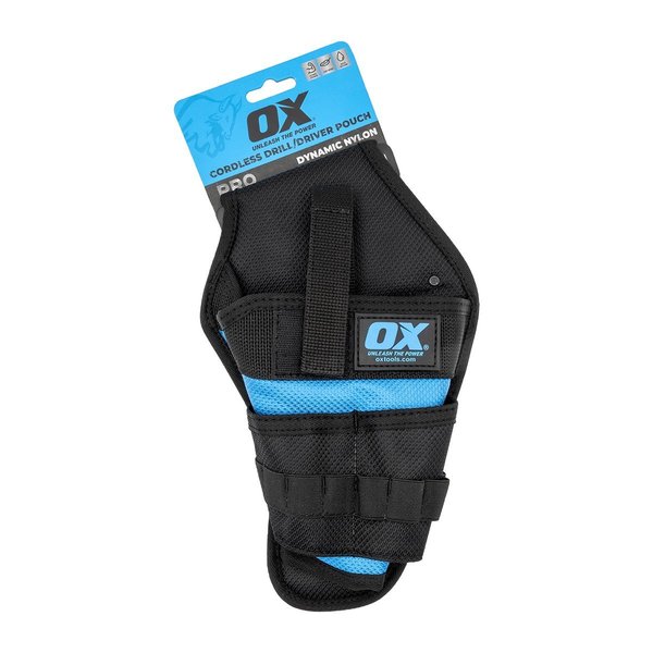 Ox Tools Pouch, Dynamic Nylon Cordless Drill/Driver Pouch, Nylon OX-P266505